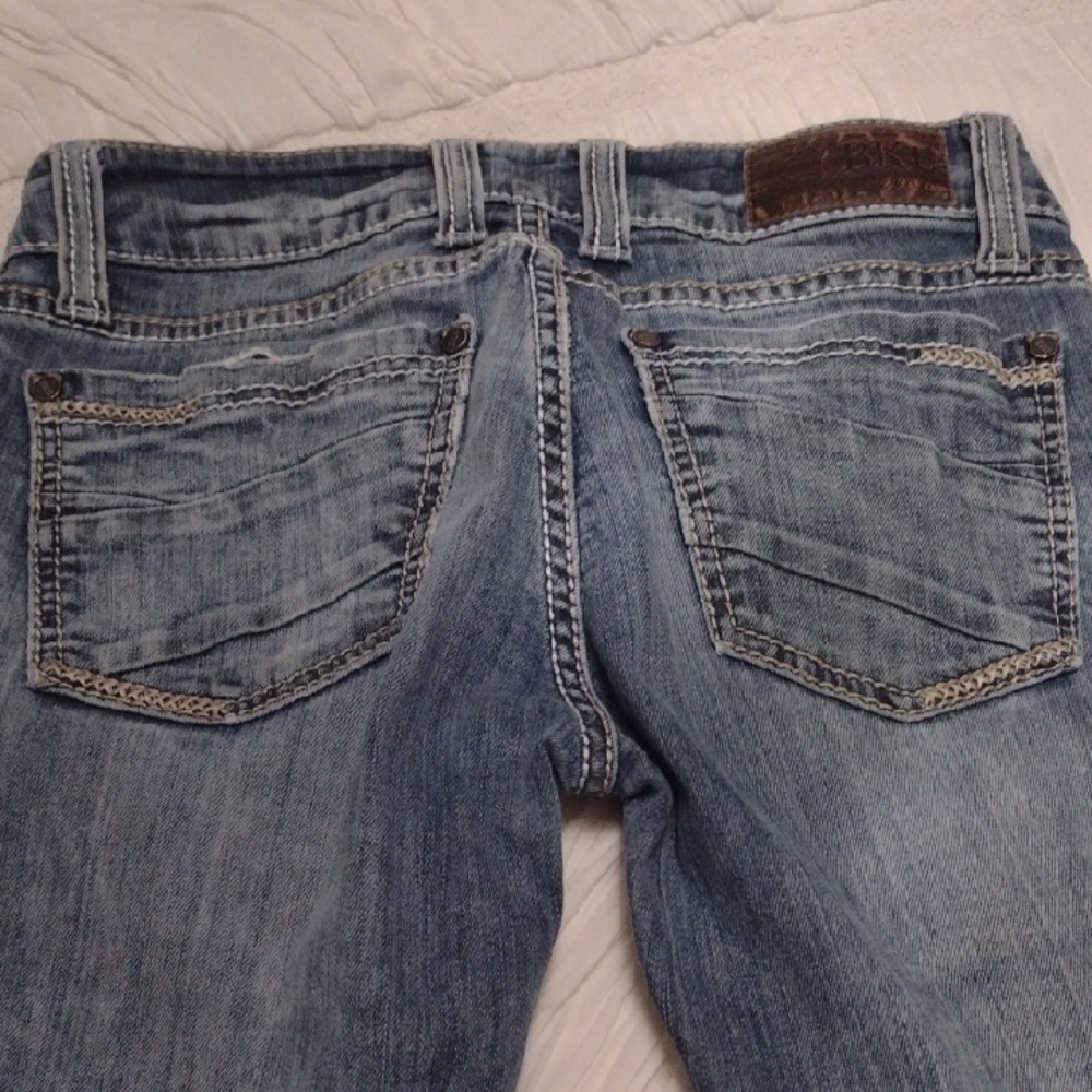 BKE Stella Light Blue Straight Leg Jeans